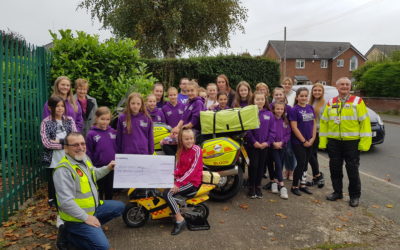 Wrexham & District Pantomine Cheque Presentation
